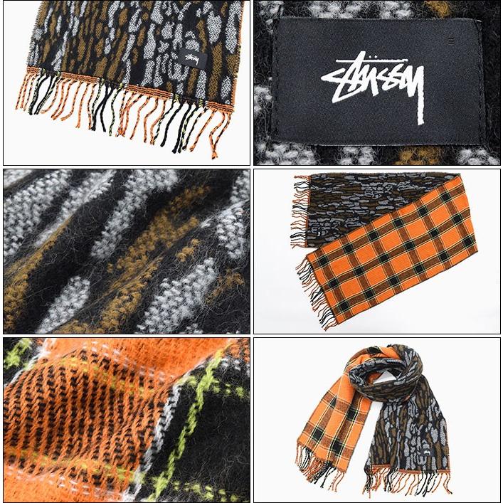 STUSSY ステューシー マフラー メンズ Tree Bark Wool ( stussy STUSSY ステューシー マフラー メンズ Tree Bark Wool ( stussy