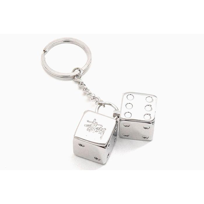 STUSSY METAL DICE KEYCHAIN キーホルダー - キーホルダー