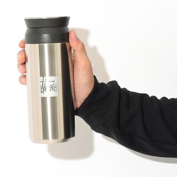 ステューシー 水筒 STUSSY KINTO Travel Tumbler 500ml コラボ (stussy キントー トラベル タンブラー Wネーム 138721 USAモデル 正規 小物)｜icefield｜06