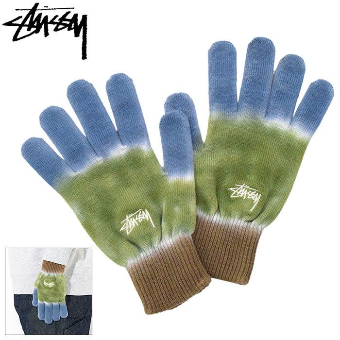 ステューシー 手袋 STUSSY メンズ Earth Day Knit ( stussy glove グローブ タイダイ染め 138731 USAモデル 正規 小物 )｜icefield