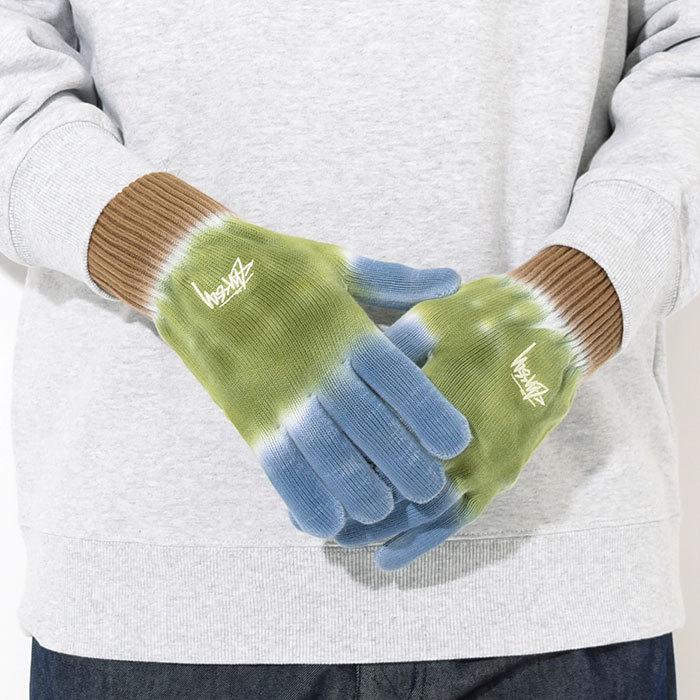 ステューシー 手袋 STUSSY メンズ Earth Day Knit ( stussy glove グローブ タイダイ染め 138731 USAモデル 正規 小物 )｜icefield｜03