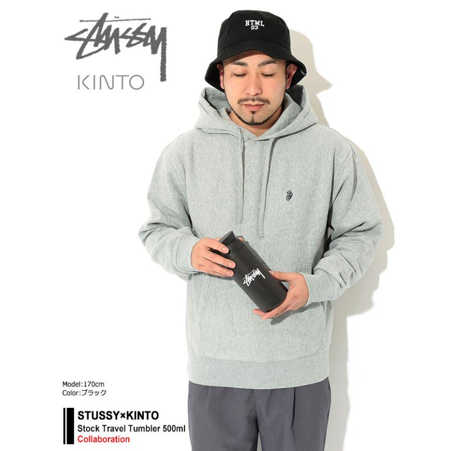 ステューシー 水筒 STUSSY KINTO Stock Travel Tumbler 500ml コラボ ( キントー タンブラー 138791 USAモデル 正規 小物 )｜icefield｜03