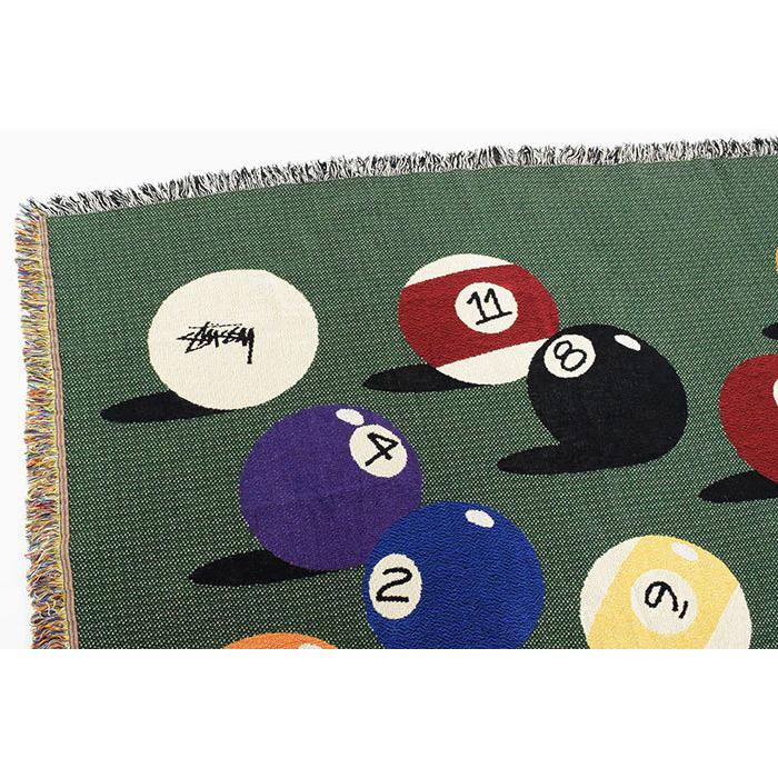 STUSSY ステューシー ブランケット Billiards Tapestry ( stussy