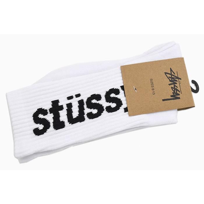 STUSSY（ステューシー） ソックス メンズ Helvetica (stussy crew