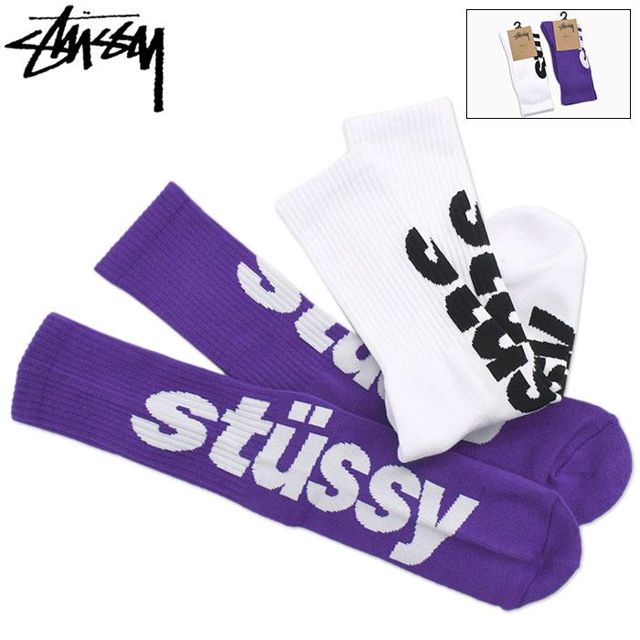 STUSSY（ステューシー） ソックス メンズ Big Helvetica ( stussy crew