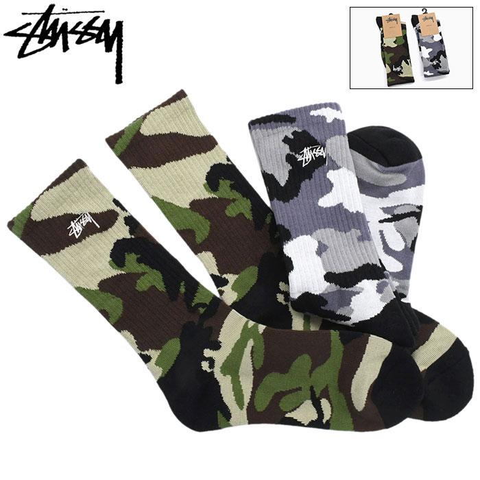 STUSSY（ステューシー） ソックス メンズ Stock Camo ( crew socks