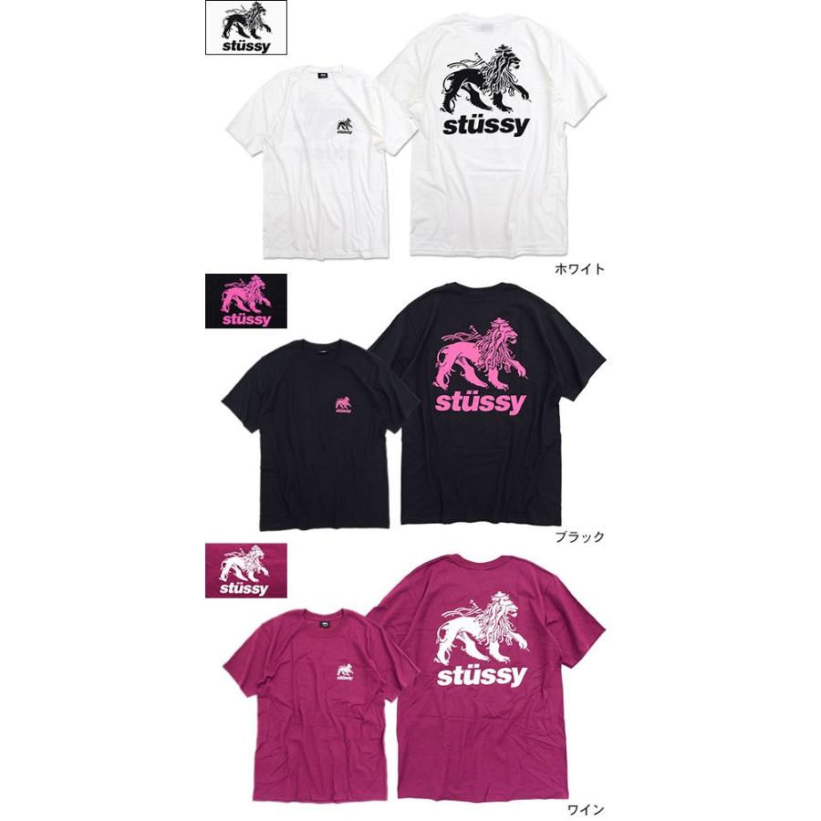 STUSSY（ステューシー） Tシャツ 半袖 メンズ Rasta Lion ( stussy tee
