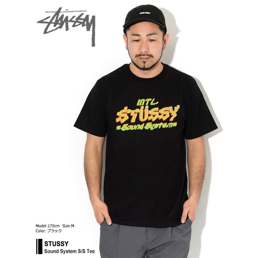 STUSSY International Sound System Tシャツ M STUSSY（ステューシー） Tシャツ 半袖 メンズ Sound System ( stussy