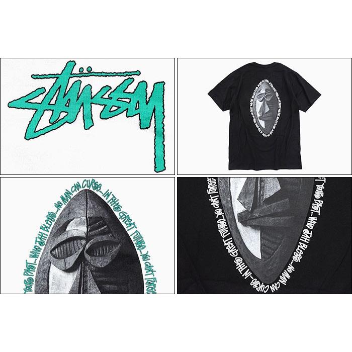 STUSSY ステューシー Tシャツ 半袖 メンズ Tribal Mask ( stussy