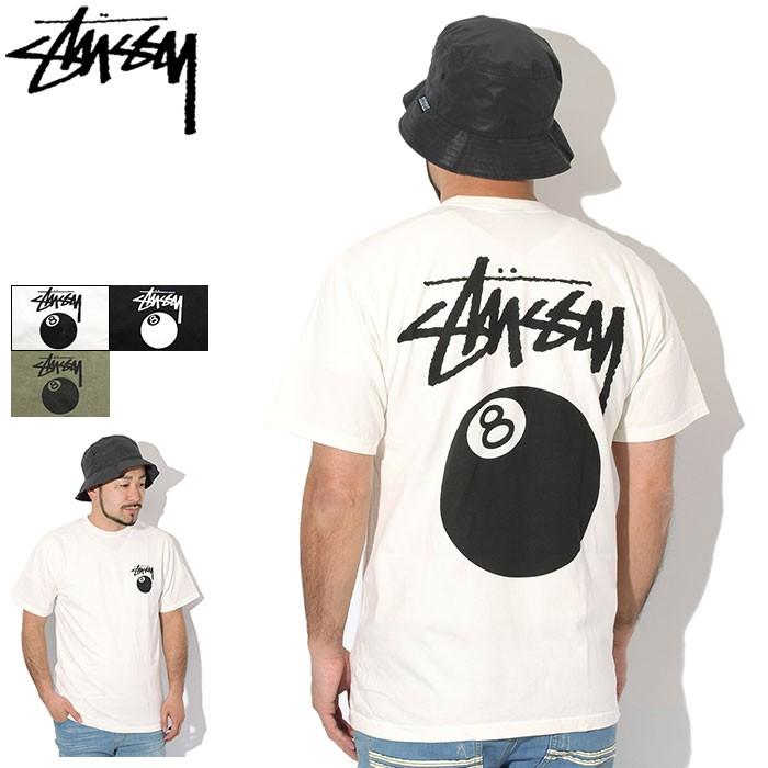 ステューシー Tシャツ 半袖 Stussy メンズ 8 Ball Pigment Dyed Stussy Tシャツ Tee ピグメント カットソー Usaモデル 正規 Ice Field 通販 Paypayモール