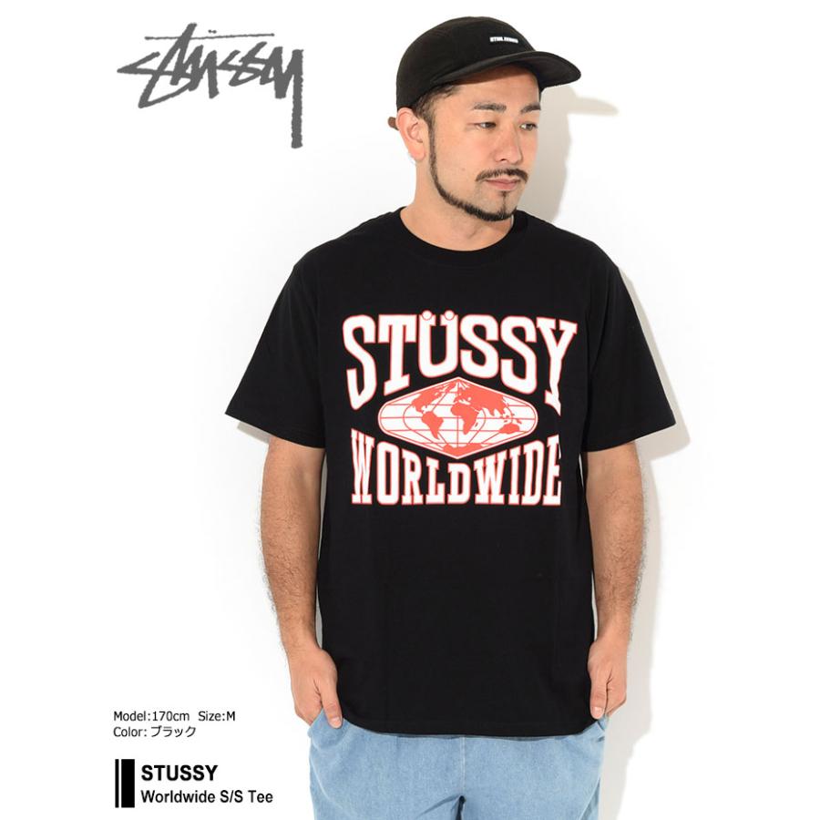 STUSSY（ステューシー） Tシャツ 半袖 メンズ Worldwide ( stussy tee