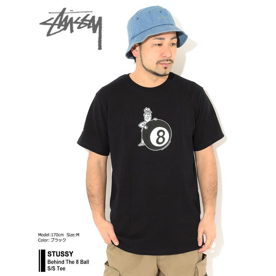 ステューシー Tシャツ 半袖 STUSSY メンズ Behind The 8 Ball ( stussy tee T-SHIRTS カットソー トップス 男性用 1904616 USAモデル 正規 )｜icefield｜02