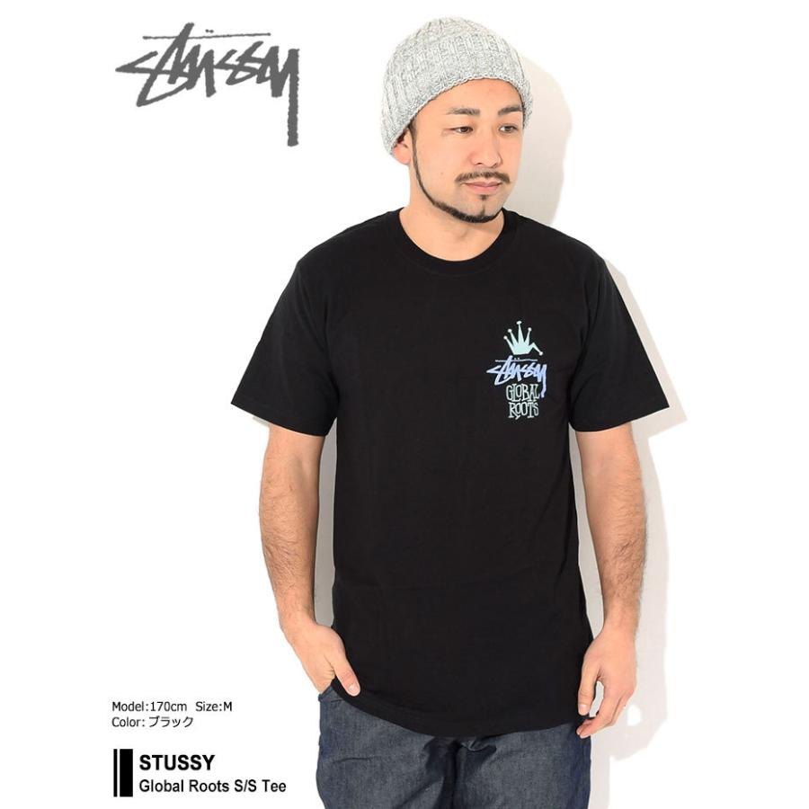 ステューシー Tシャツ 半袖 STUSSY メンズ Global Roots ( stussy tee T-SHIRTS カットソー トップス 男性用 1904622 USAモデル 正規 )｜icefield｜02