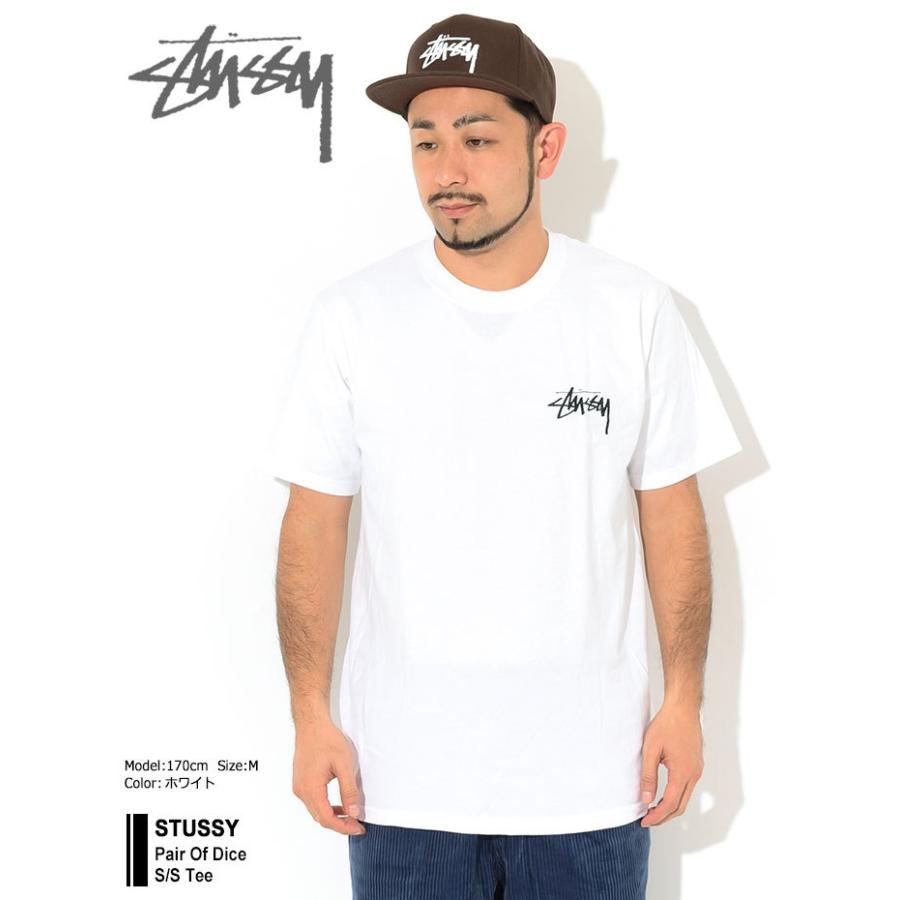 ステューシー Tシャツ 半袖 STUSSY メンズ Pair Of Dice ( stussy tee T-SHIRTS カットソー トップス 男性用 1904627 USAモデル 正規 )｜icefield｜02