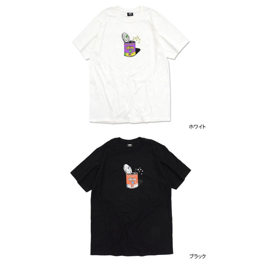 Stissy ポップコーン半袖Tシャツ ホワイ ト STUSSY（ステューシー） Tシャツ 半袖 メンズ Pop Top ( stussy tee T