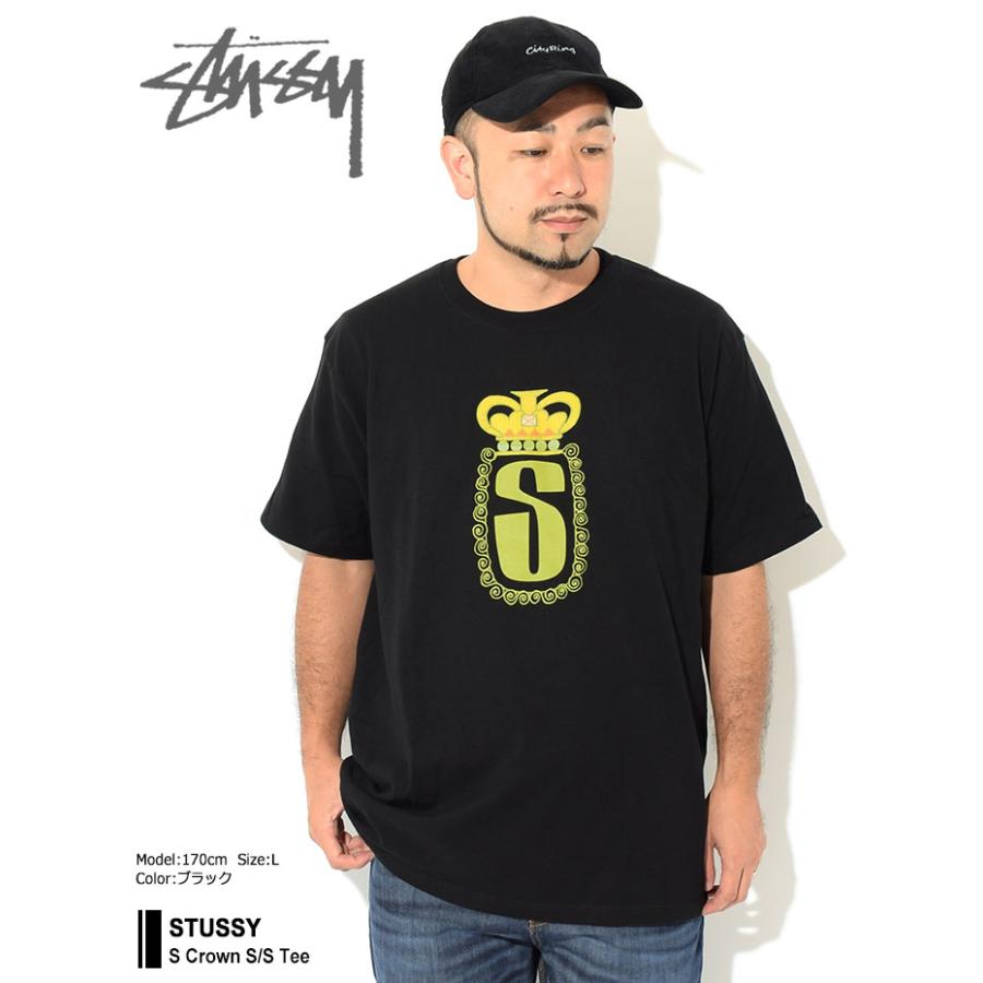 STUSSY ステューシー Tシャツ 半袖 メンズ & レディース S Crown
