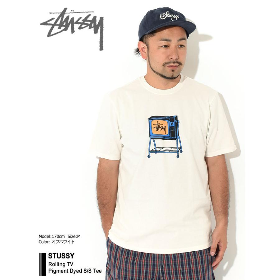 STUSSY（ステューシー） Tシャツ 半袖 メンズ & レディース Rolling TV