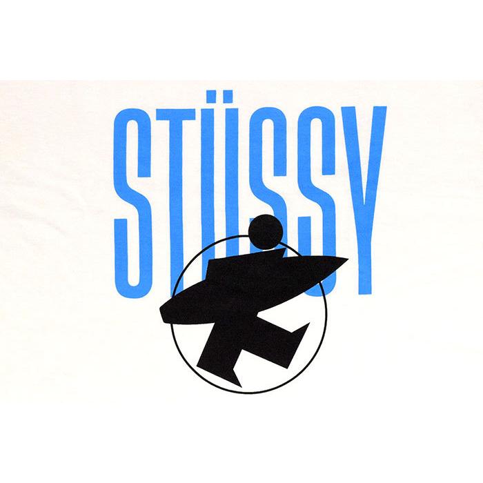 レア　新品未使用OLD STUSSY surfman tee shirt ステューシー オールド ステューシー stussy サーフマン Tシャツ 紺タグ 90年代 M