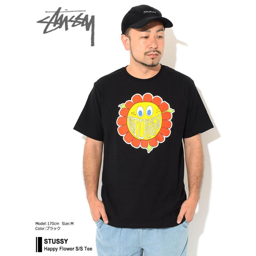 STUSSY（ステューシー） Tシャツ 半袖 メンズ Happy Flower (stussy