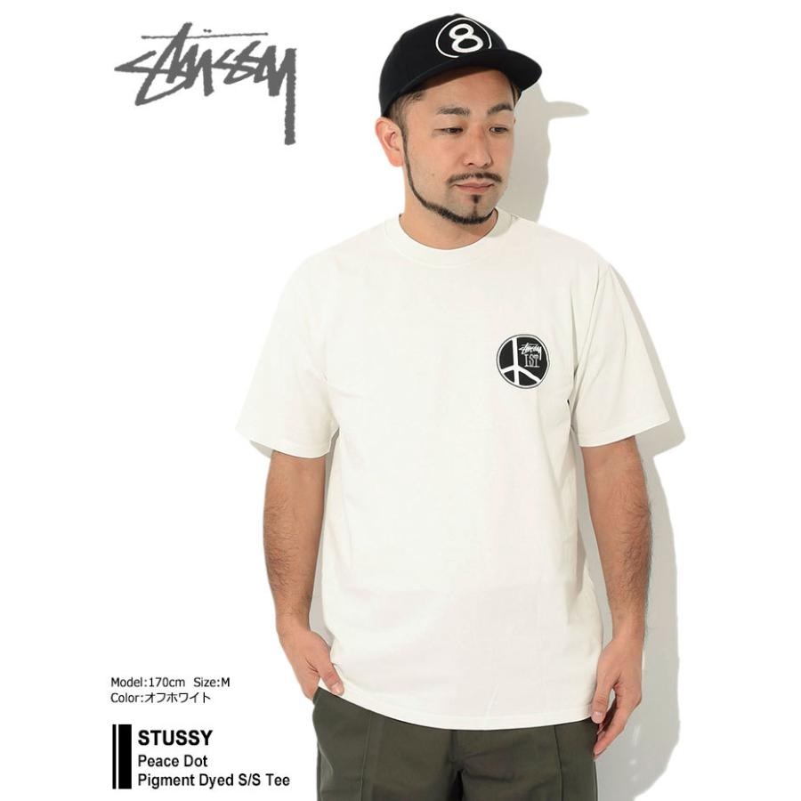 STUSSY（ステューシー） Tシャツ 半袖 メンズ & レディース Peace Dot 
