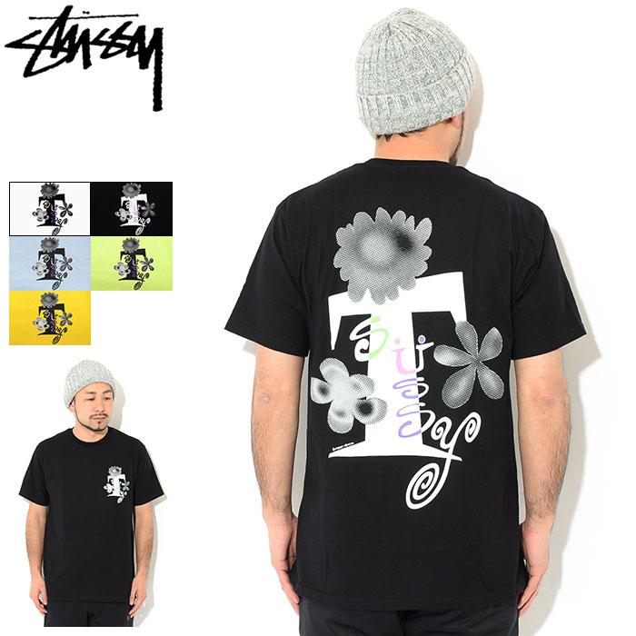STUSSY ステューシー Tシャツ 半袖 メンズ & レディース Acid Flowers
