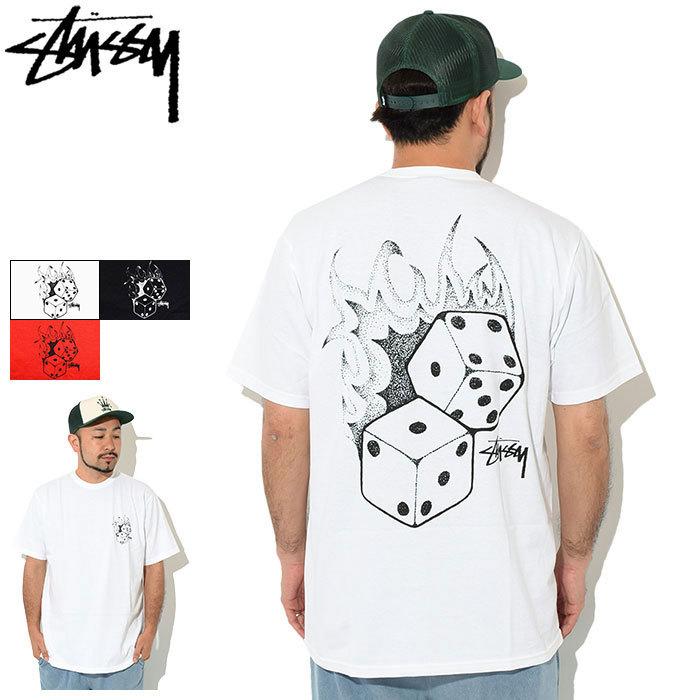 STUSSY ステューシー Tシャツ 半袖 メンズ Fire Dice ( stussy