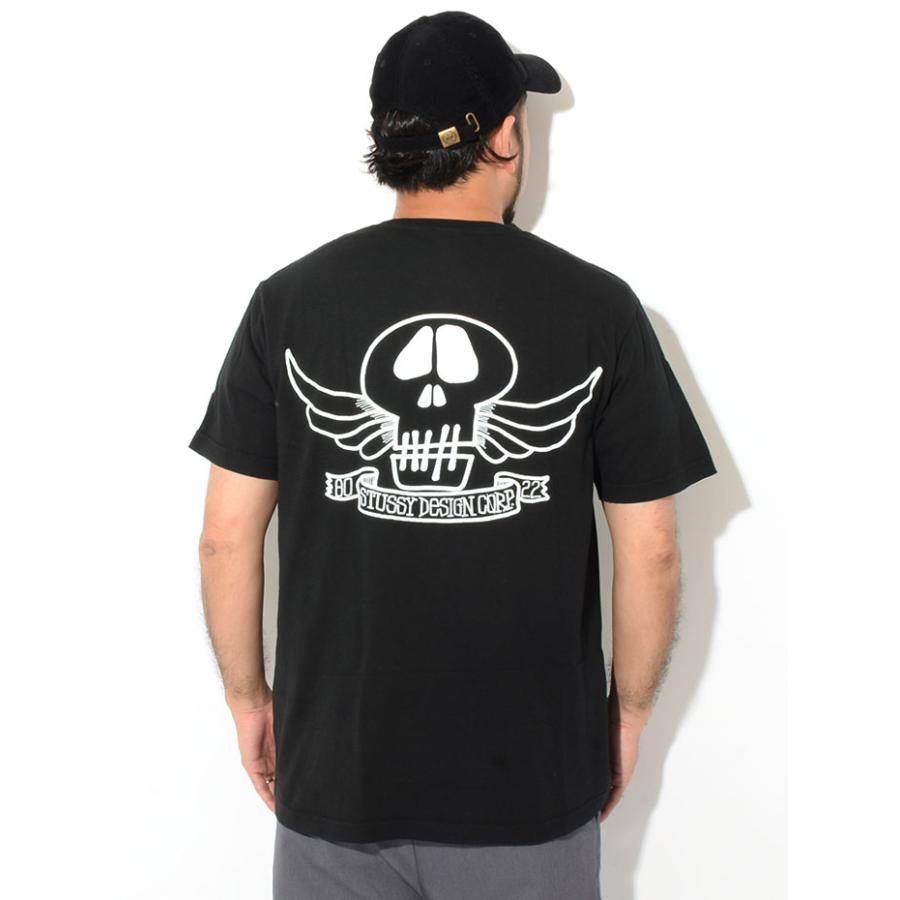 ステューシー Tシャツ 半袖 STUSSY メンズ Skull Wings Pigment Dyed ( stussy tシャツ tee ピグメント カットソー 1904803 USAモデル 正規 )｜icefield｜05