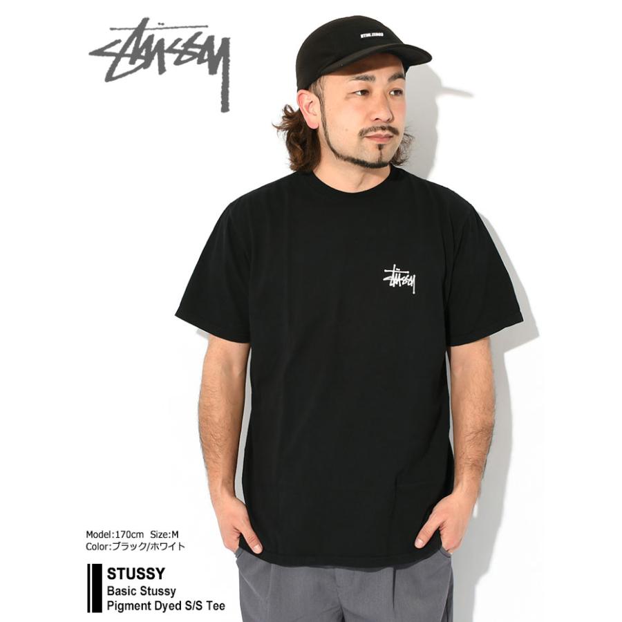 STUSSY ステューシー Tシャツ 半袖 メンズ Basic Stussy Pigment