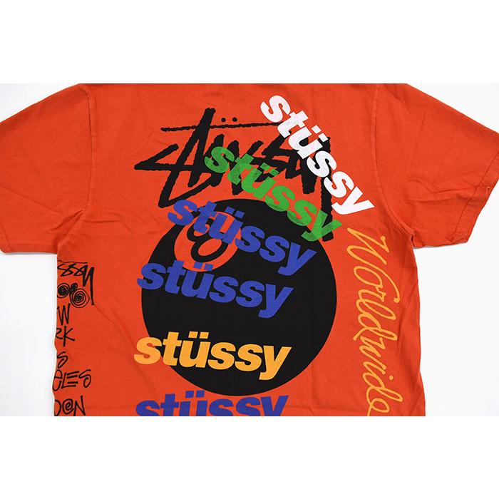 【良品 ピグメントダイ M】ステューシー テストストライク 8ボール Tシャツ. STUSSY WC687C8 未使用 ステューシー 8 Ball Tee Pigment Dyed 8
