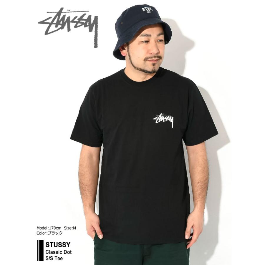 STUSSY ステューシー Tシャツ 半袖 メンズ Classic Dot ( stussy