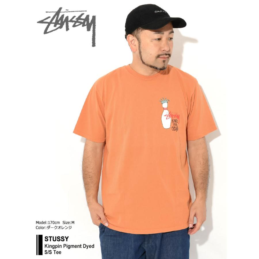 STUSSY ステューシー Tシャツ 半袖 メンズ Kingpin Pigment Dyed