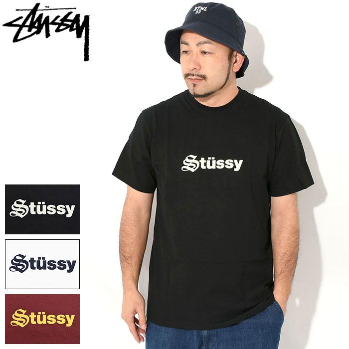 ステューシー STUSSY カットソー Tシャツ 半袖 ロゴ チャコール S STUSSY（ステューシー） Tシャツ 半袖 メンズ IST ( stussy tee T