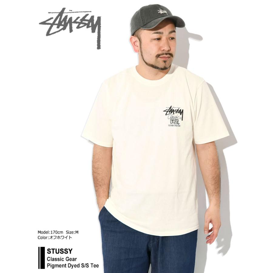 STUSSY ステューシー Tシャツ 半袖 メンズ Classic Gear Pigment STUSSY ステューシー Tシャツ 半袖 メンズ Classic Gear Pigment