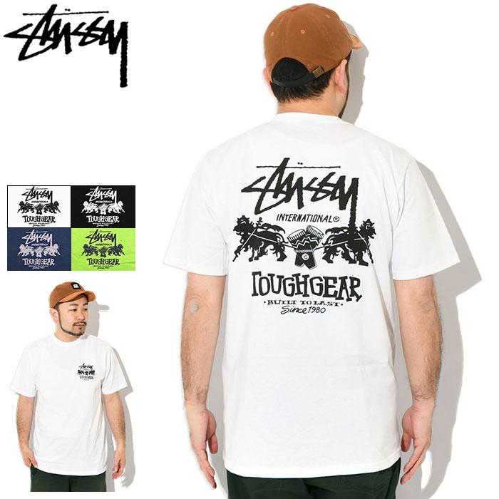 Tシャツ　ステューシー Tough Gear International Tee Stussy Tough Gear International Tee Black Men's - FW24 - US