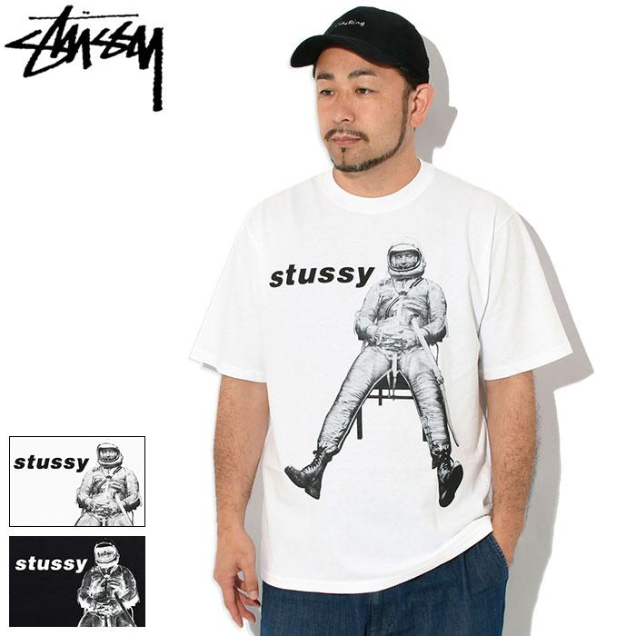 【stussy】ASTRONAUT TEE 3色展開 White Cayenne Black 男女兼用 STUSSY ステューシー Tシャツ 半袖 メンズ Astronaut ( stussy