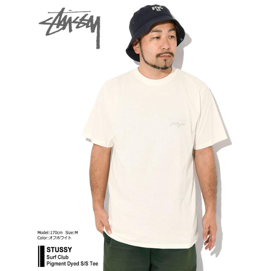 STUSSY（ステューシー） Tシャツ 半袖 メンズ Surf Club Pigment Dyed