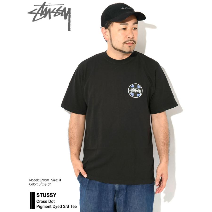 【STUSSY】★Tシャツ★ CROSS DOT TEE PIGMENT DYED Cross Dot Tee Pigment Dyed – Black | Tees | Stüssy Japan
