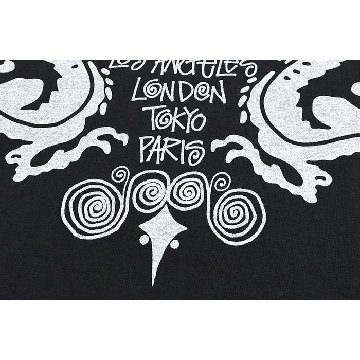 STUSSY（ステューシー） Tシャツ 半袖 メンズ Double Dragon Pigment