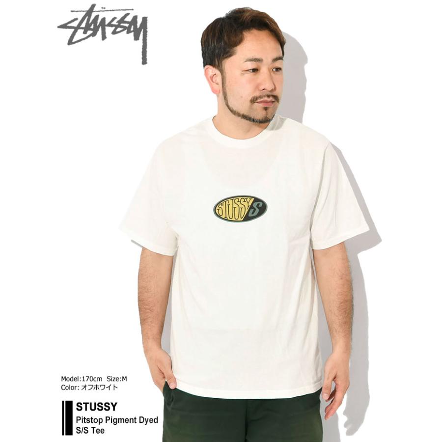 STUSSY ステューシー Tシャツ 半袖 メンズ Pitstop Pigment Dyed