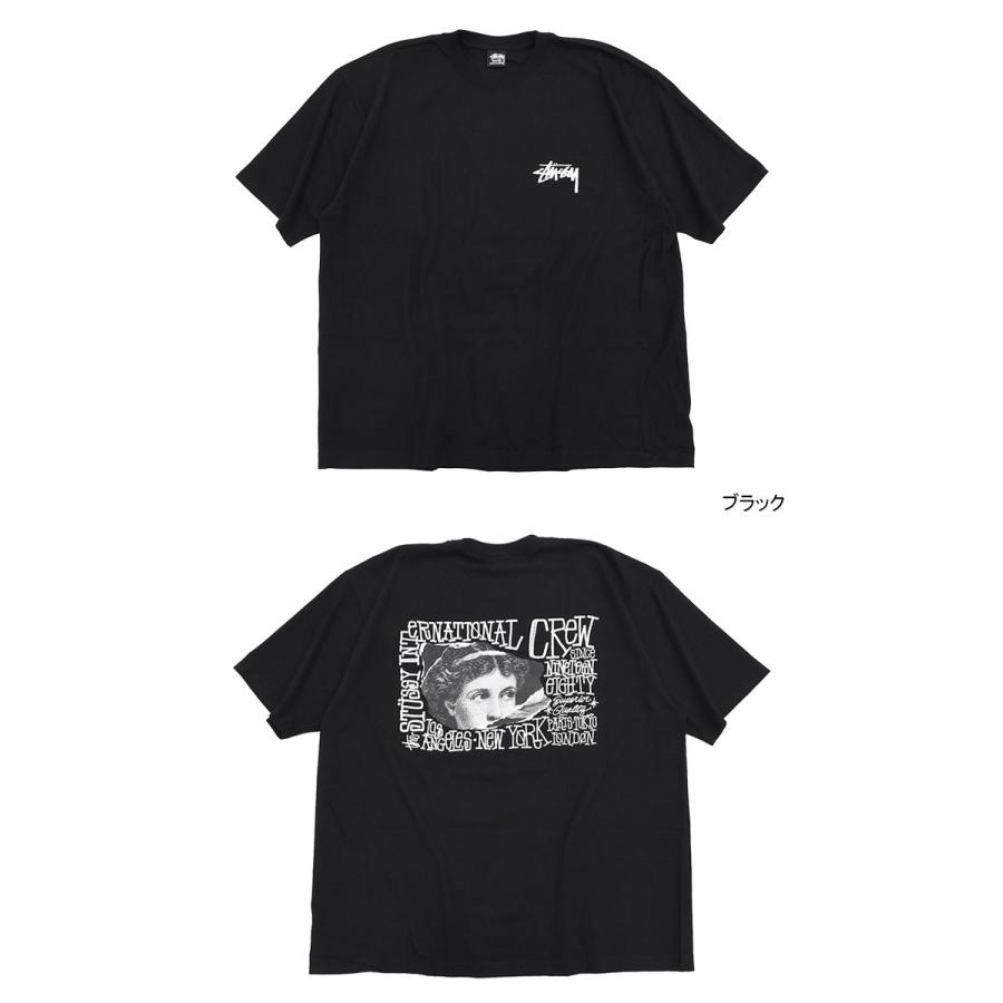 00s Stussy ステューシー Tシャツ 半袖 リキッドリキッド 黒色 L STUSSY（ステューシー） Tシャツ 半袖 メンズ Victoria ( stussy tee T