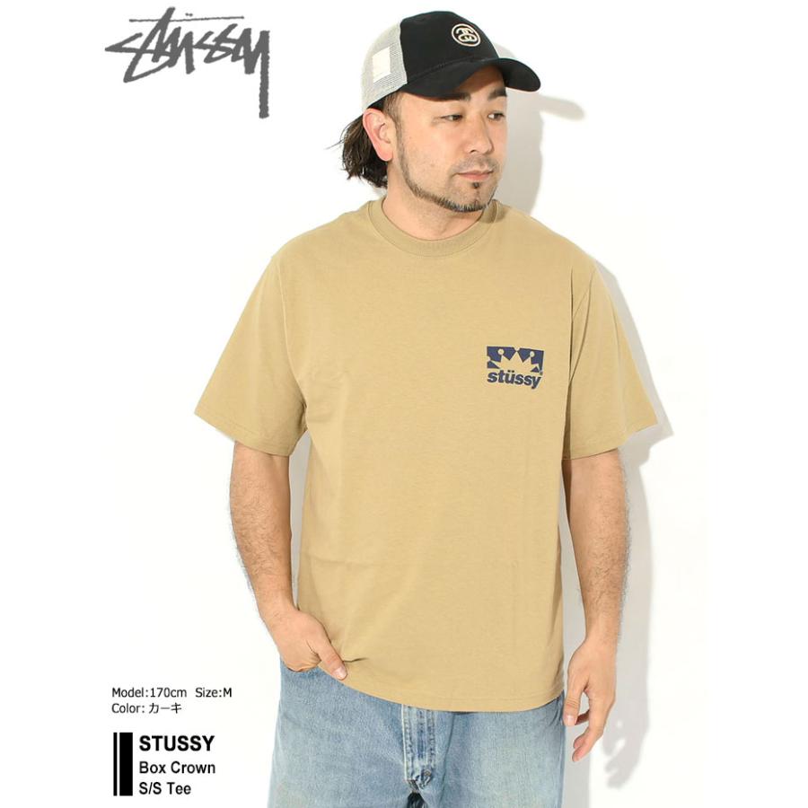 STUSSY（ステューシー） Tシャツ 半袖 メンズ Box Crown ( stussy tee