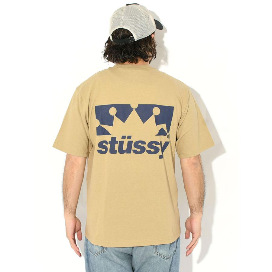 STUSSY（ステューシー） Tシャツ 半袖 メンズ Box Crown ( stussy tee