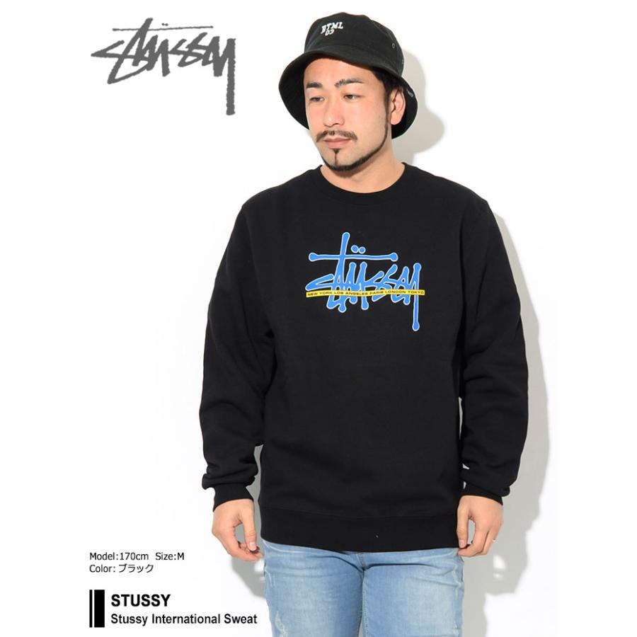 ステューシー トレーナー STUSSY メンズ Stussy International ( stussy sweat スウェット トップス 男性用 1914482 USAモデル 正規 )｜icefield｜04