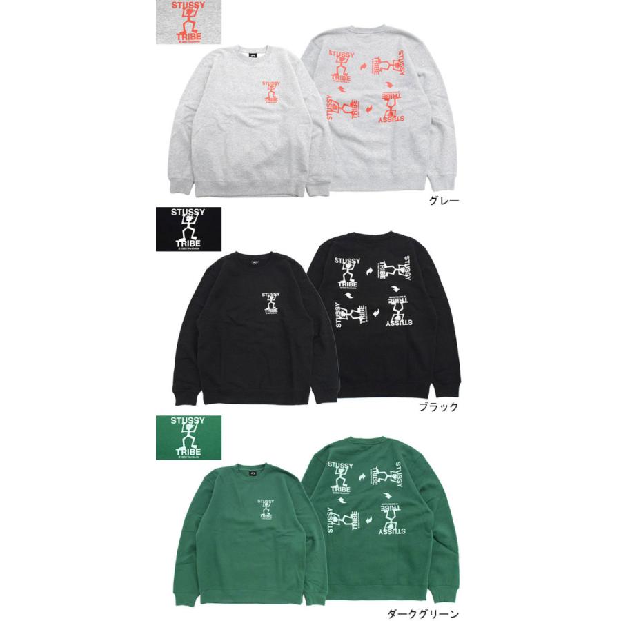 トレーナー/スウェット stussy tribe box crew STUSSY（ステューシー） トレーナー メンズ Warrior Tribe ( stussy
