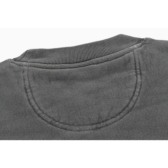 Stüssy ダークグレー クルーネック スウェット M STUSSY ステューシー トレーナー メンズ Jumbo Pigment Dyed