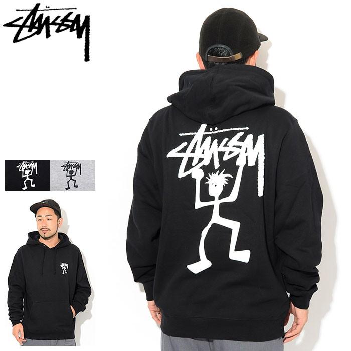 ステューシー プルオーバー パーカー STUSSY メンズ Warrior Man (stussy hooded sweat スウェット