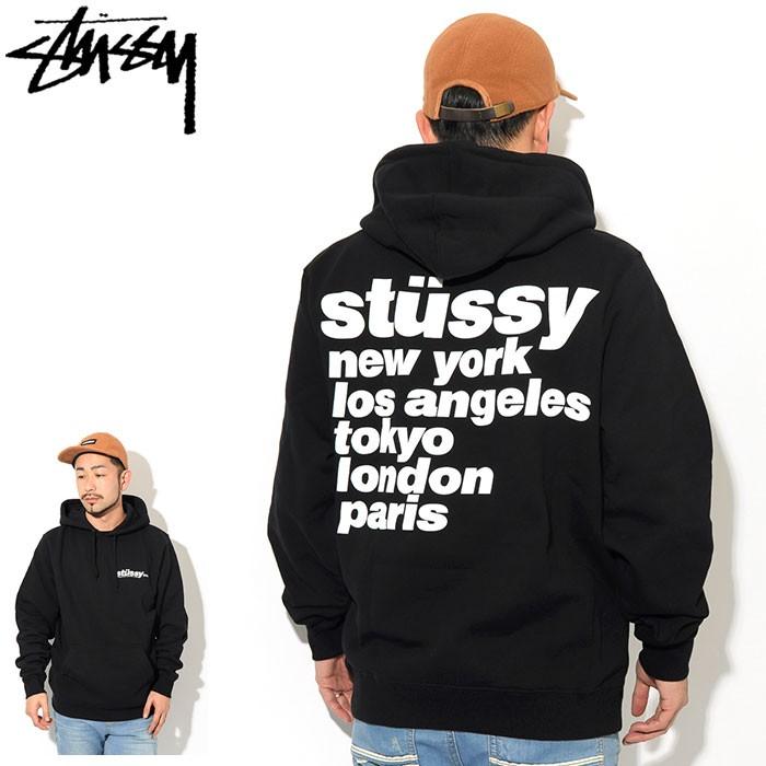 ステューシー プルオーバー パーカー STUSSY メンズ Italic ( stussy hooded sweat スウェット トップス 男性用 1924493 USAモデル 正規 )｜icefield