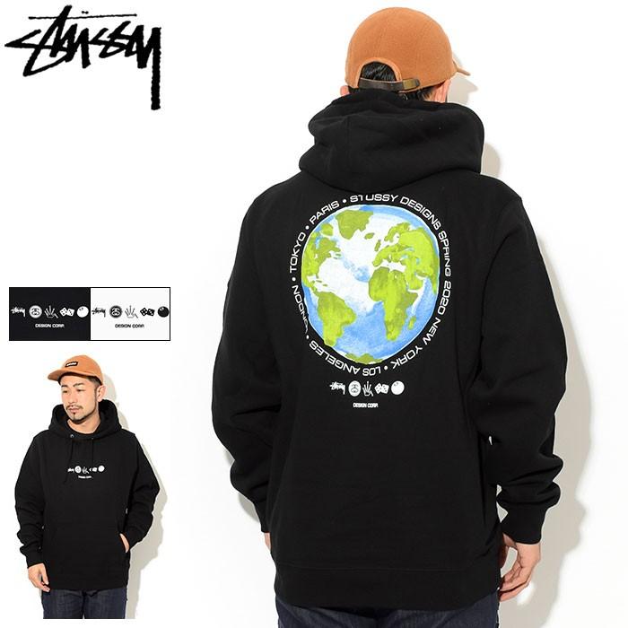 STUSSY ステューシー プルオーバー パーカー メンズ Global Design 