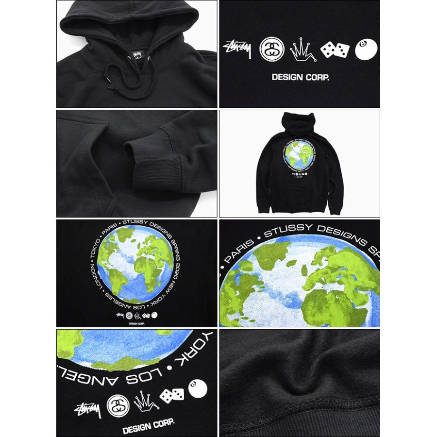 STUSSY ステューシー プルオーバー パーカー メンズ Global Design 