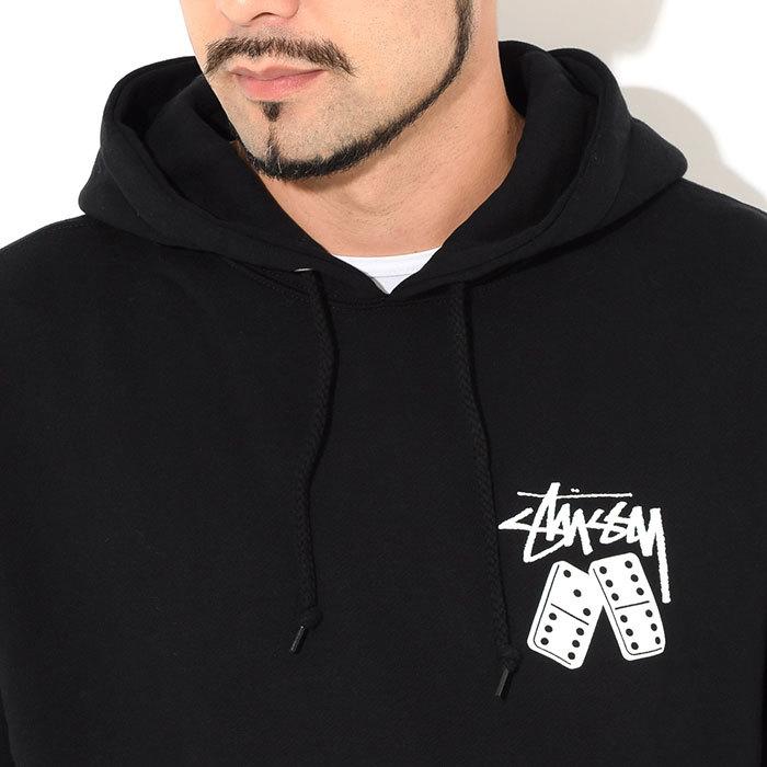 Stussy ドミノデザイン パーカー 黒 Stussy ドミノデザイン パーカー 黒